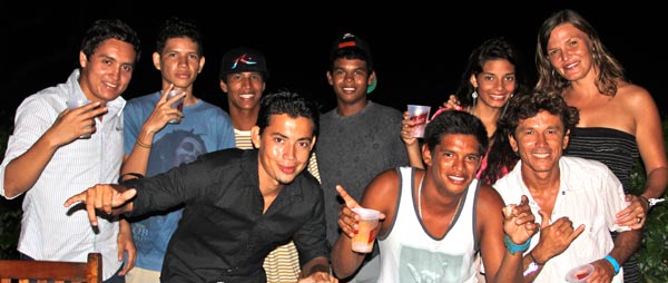 witch's rock surf camp employee party 2012