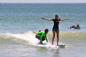 J.Luis and his student taking flight