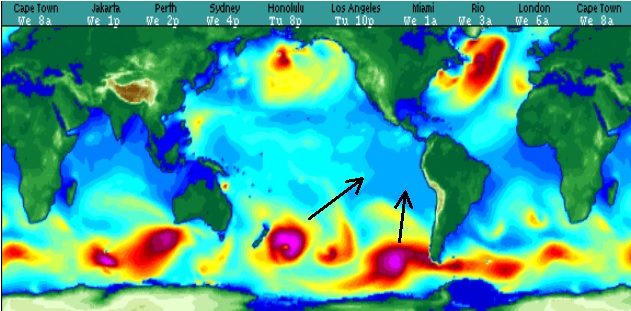 Current situation in the South Pacific looking goooood. #purpleblobs