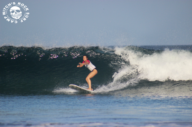 Overhead waves right out front! 