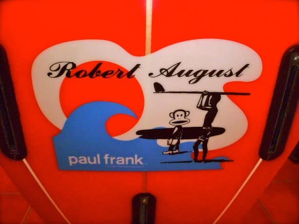 Read more about the article Robert August Designs, Signs and Donates Surfboard to be Auctioned for CEPIA Costa Rica