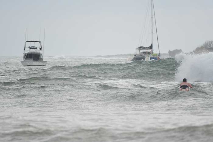 Mushy reforms breaking into Pico Pequeño, Tamarindo