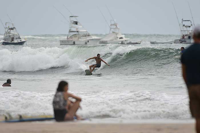 Inside ramp at Pico Pequeño, Playa Tamarindo, Costa Rica
