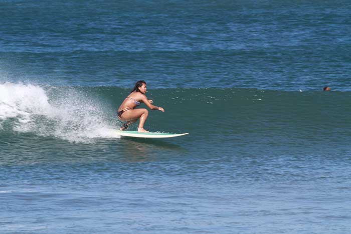 Nice section breaking across Playa Tamarindo