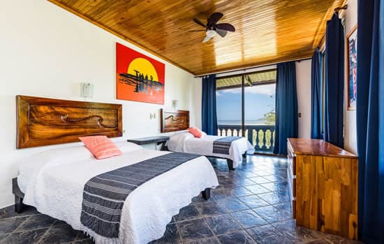 Costa Rica Surf Camp Beachfront Hotel Ocean View