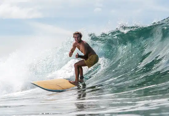 single traveler costa rica surf trip friends