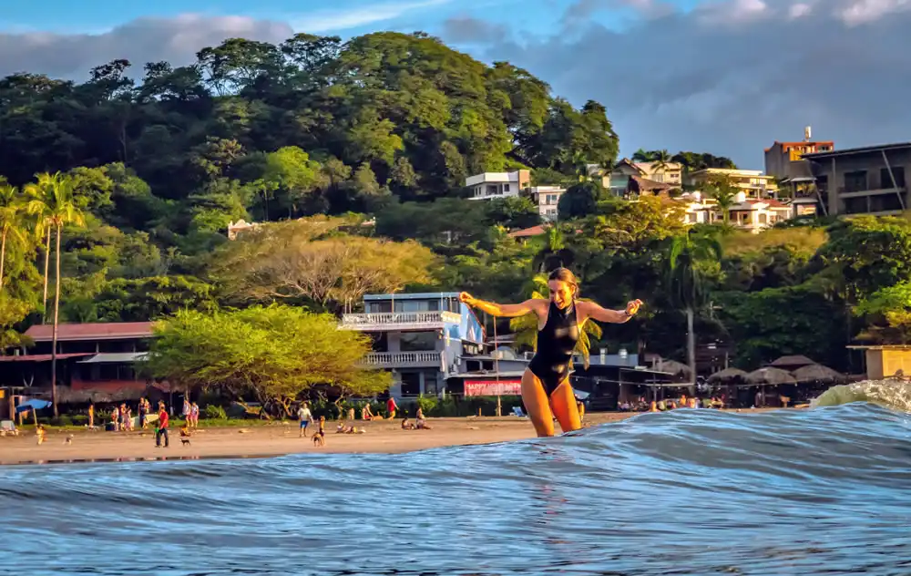 Choosing Wave Happiness Witchs Rock Surf Camp Tamarindo Playa