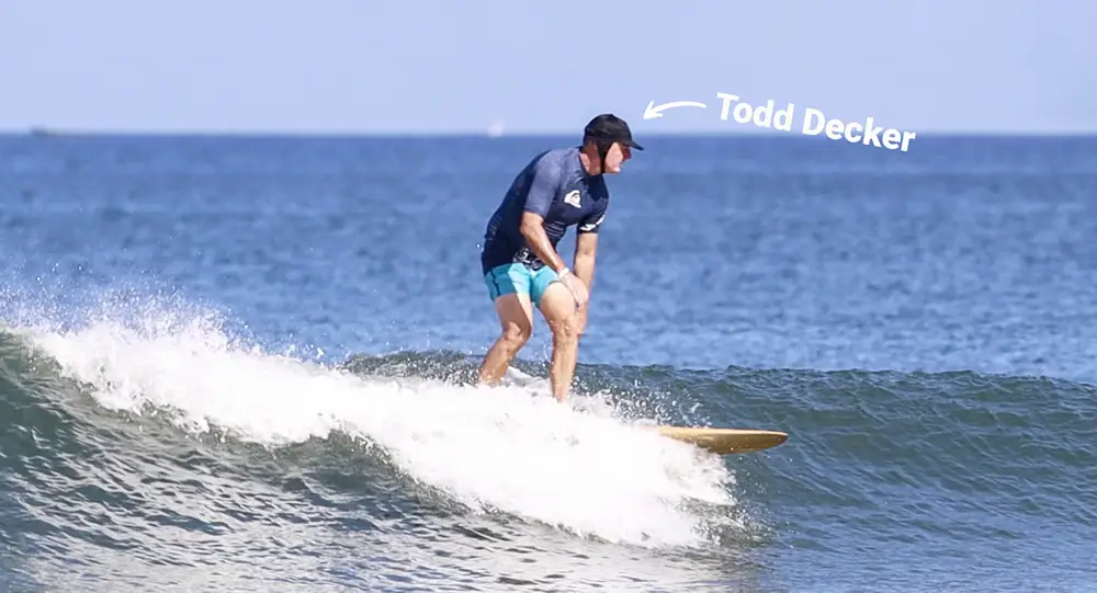 learning to surf in your 40 witchs rock